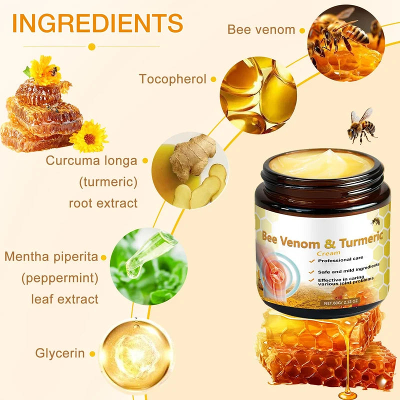 HOUKEA - Bee Venom & Turmeric Cream