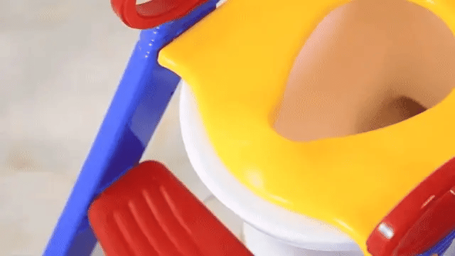 Kids Toilet Training Ladder Seat with Safety Handles