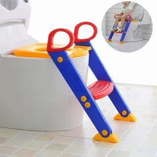 Kids Toilet Training Ladder Seat with Safety Handles